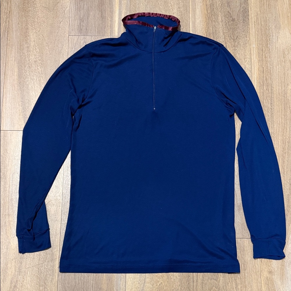 Vintage Patagonia Capilene Men’s Quarter Zip Baselayer Pullover Blue - Picture 1 of 5
